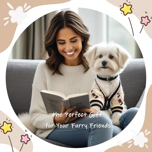 Hundepullover Valentinstag Hundepullover Kleine Hunde Strick Hundekleidung Bär Pullover Hund Hundepulli Strickjacke Katzenpullover Hundes Kleidung Welpenpullover Mantel für Kleine (Beige,M)