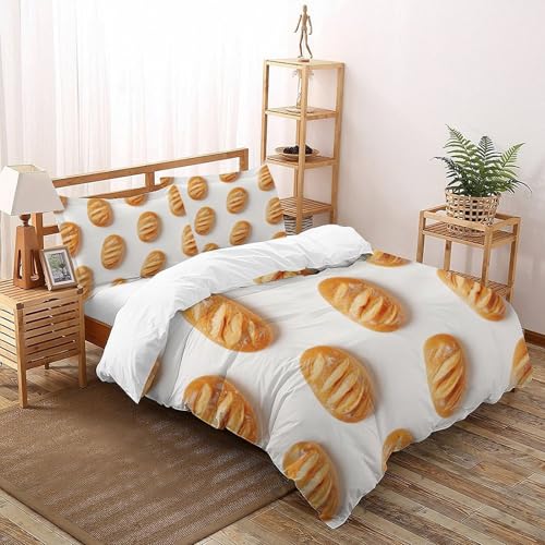 Housse de couette microfibre 200x200 anti-plis pour un lit double toujours net - 2