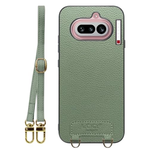 LOOF LUXURY-SHELL SHOULDER �{�v ���U�[ �X�}�z�P�[�X for Nothing Phone (4a) �p �P�[�X �J�o�[ �X�g���b�v�z�[�� �V�����_�[ �X�g���b�v �X�}�z�V�����_�[ �V���v�� �ϏՌ� ���^ �y�� leather [