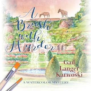 A Brush with Murder Audiolibro Por Gail Langer Karwoski arte de portada