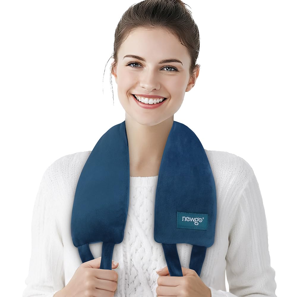 Amazon.com: NEWGO Microwaveable Neck Pain Relief Heat Wrap with