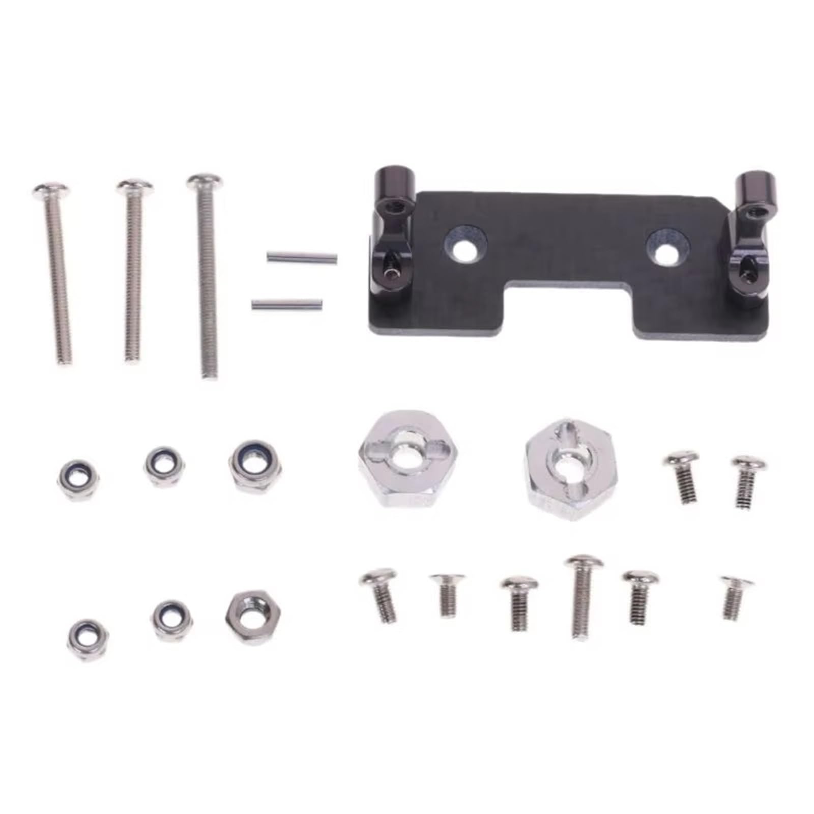 Eje Trasero de Coche RC para Axial para SCX10 1:10 RC para Coche para Rock Crawler, Piezas De Mejora Eje Delantero Y Trasero Metal, Accesorios(Front)