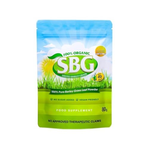 SBG Salveo - Pó de erva de cevada salveo 2024, pó de erva de cevada 100% puro Salveo Well orgânico, SBG ON The GO, trazido à sua saúde pura (2 caixas)