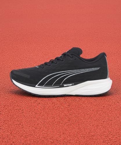 Image of PUMA(プーマ) Men's Sneakers Running Thick Sole Wide Rebound Cushion, 22 Fall /Winter Color Puma Black (01), 8.5