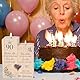 90 Geburtstag Frau Mann，Kerzenständer，90 Geburtstag Deko Geschenkideen，Geburtstagsgeschenk für Vater, Mama, Frau，Schwester, Freundin