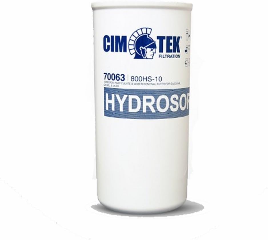 70063 800HS-10 Fuel Dispenser Filter, 10 Micron Water