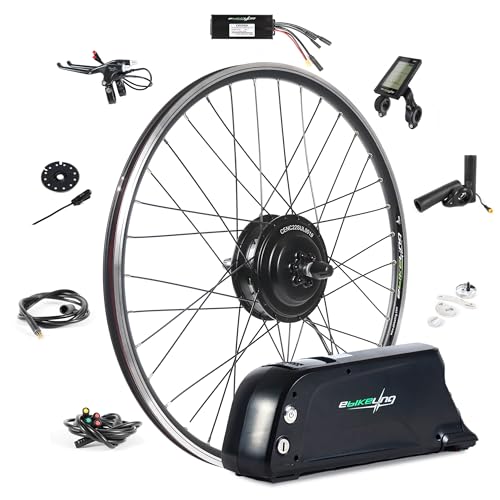 EBIKELING Waterproof Ebike Conversion Kit with Battery Direct Drive 700C