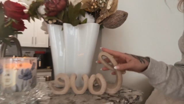 Escultura Letras LOVE Beige para Decoración de Hogar miniatura 7