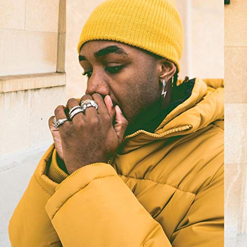 Topgrillz Lightning Bolt Earrings For Men Women 14K Gold Plated Fashion Hip Hop Jewelry Gifts (Silver) #TOP2