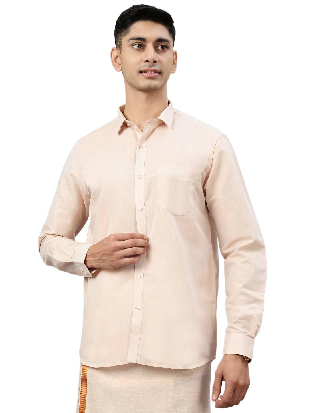 Men Tissue Shirt | Regular Fit | Wedding Shirt – Full Sleeve