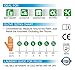 GYC Gloves, Cut Resistant Safety Work Gloves - Level 5 Cut Protection, 10 Pairs Pack - Excellent Dexterity & Breathability, Comfortable Soft PU coated (TK-713A/Size 9 - LARGE)