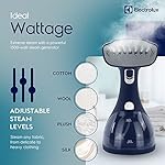 Electrolux Steamer for Clothes, 1500 Watt Portable Handheld Fabric and Garment Steamer with Lint Remover & Fabric Brush, Ultra-Fast Heat Up, 18 Min Continuous Steam for Powerful Wrinkle Remover, Blue - Image 5
