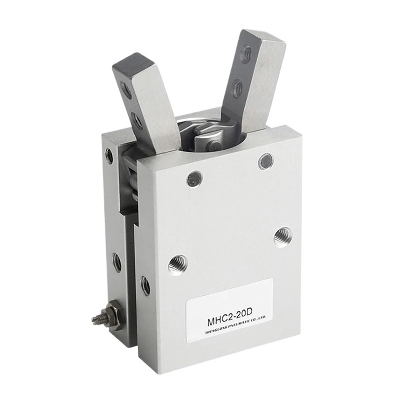 Pince pneumatique angulaire MHC2-20S en aluminium pour vérin de serrage