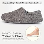 HomeTop Women's Fuzzy Curly Fur Memory Foam Loafer Slippers with Polar Fleece Lining - Image 4
