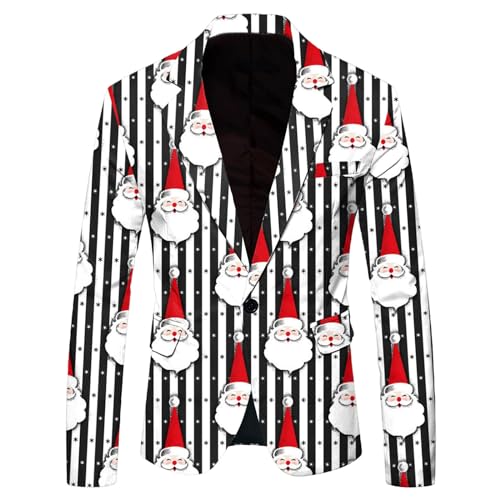 Veste de Noël pour homme : blazer élégant à motif de fête