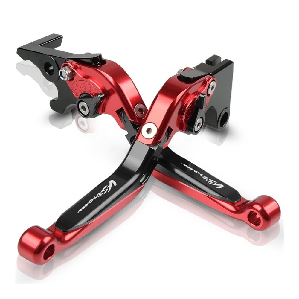 Levier de frein Suzuki DL1000 V-Strom 2002-2016 rouge pliable CNC