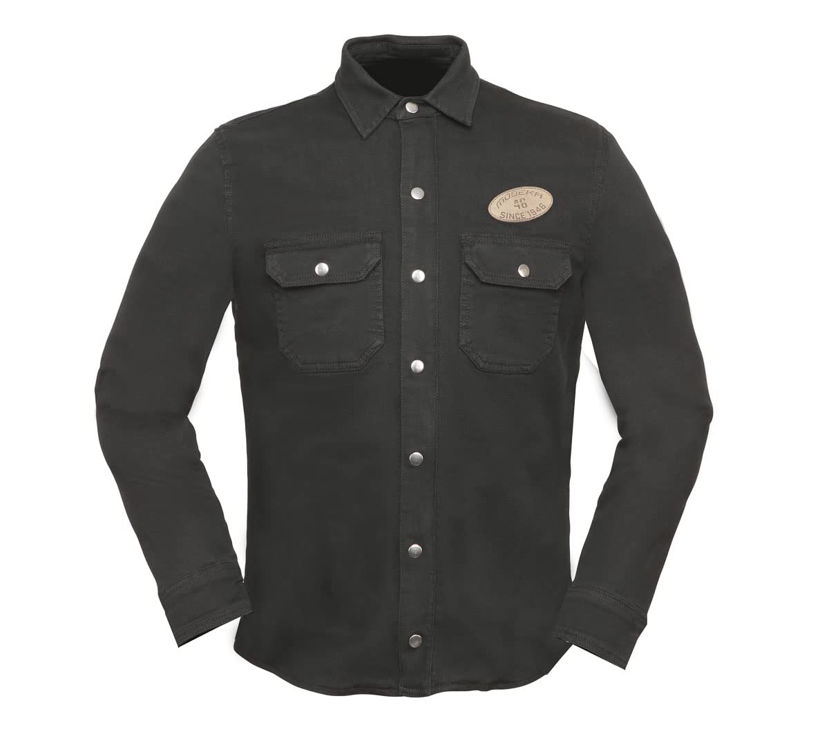 Modeka Oliwer Motorradhemd (Black,L)