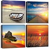 ✔️ PREMIUM DEKORATION: Diese wunderbare Bilder auf Leinwand, das Sie in Ihrem Wohnzimmer, Schlafzimmer, Büro oder Wartebereich aufhängen können. Wandkunstdrucke sind eine perfekte Dekoration für jeden Raum, den Sie verschönern möchten.