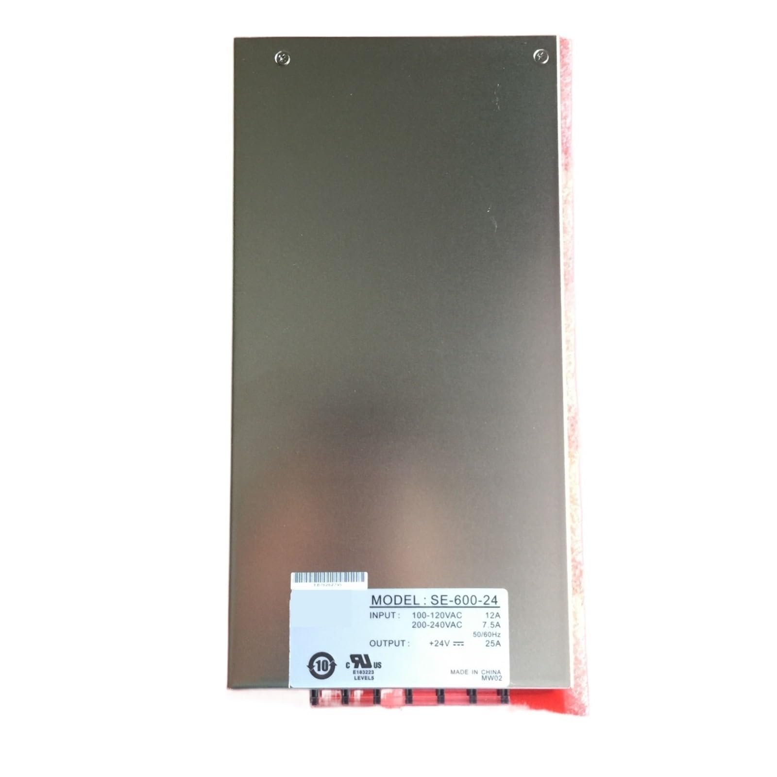 Alimentation SE-600-24 pour projet de commande numérique 24V 25A