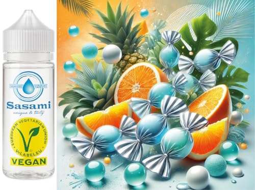 Arôme concentré bonbon glacé à la menthe orange Sasami pour e-liquide DIY en grand format 100 ml