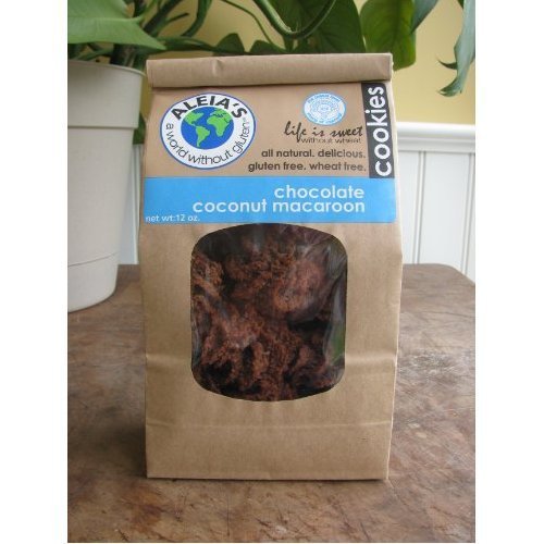 Aleia's Gluten Free Chocolate Coconut Macaroons Cookies 9oz (Pack of 3)