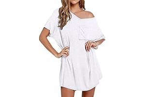 Chic White Tee Shirt Dress: Comfort and Versatility for the Modern Woman