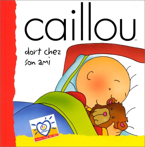 Caillou dort chez son ami