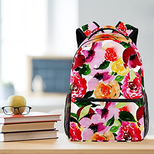 Sac à dos décontracté tropical vert pour escapades et vacances