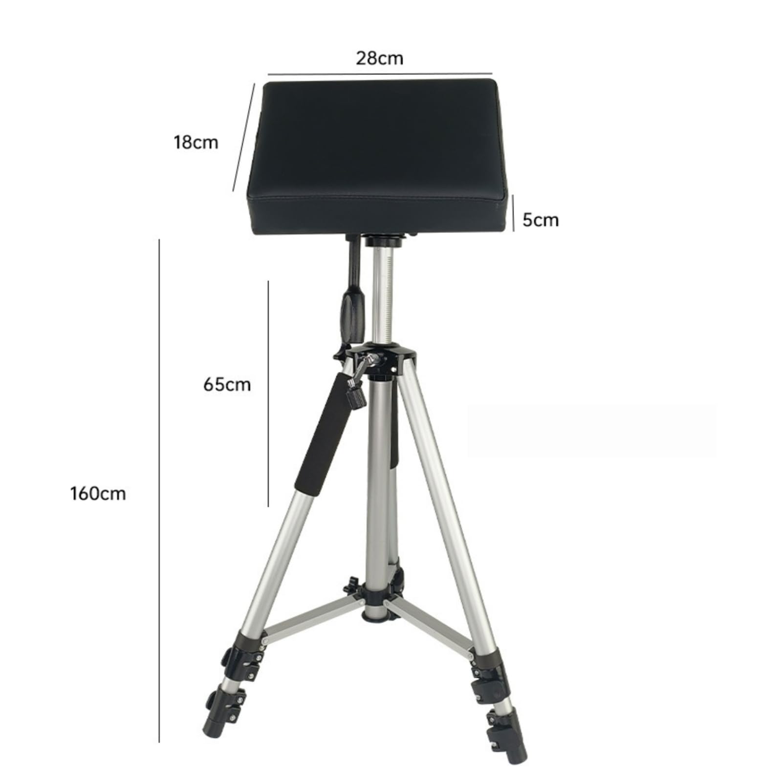 F Fityle Portable Equipment Stand Soporte Trípode Reposabrazos para Maquillaje Permanente Regulable y Orientación Flexible Aluminio de Aviación Portátil Adecuado para Estudio Trabajo