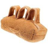 Healvian Coussin De Contracture Des Doigts Paume Poignées Séparateur Anti-Défaut Barre D'appui Pour Soins Aux Patients Âgés Brun Clair