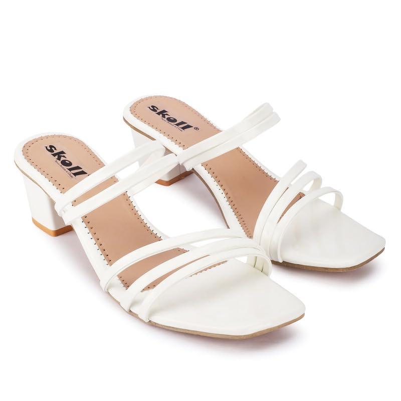 Women's Patent Leather Casual Block Heel Fashion Sandals-image-1