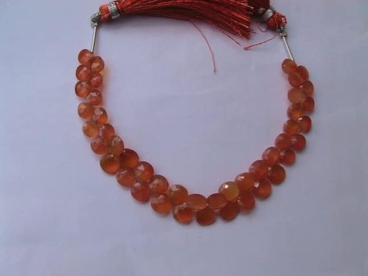 Carnelian Briolette Hearts pour concevoir vos bijoux d'été bohèmes