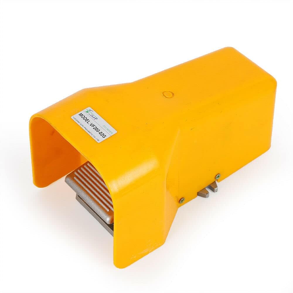 Válvula neumática de pie G1/4" pedal de aire comprimido 3 vías 2 posiciones neumática válvula de aire pedal 0-0,8 MPa