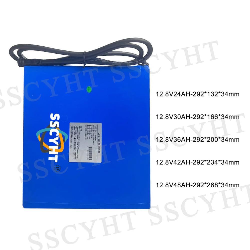 12,8 V Solar Street Light Bateria litowa 12 V 24 AH 30 AH 36 AH 42 AH 48 AH Fotowoltaiczna bateria LiFePO4 LED Street Light Płaskie baterie zamienne