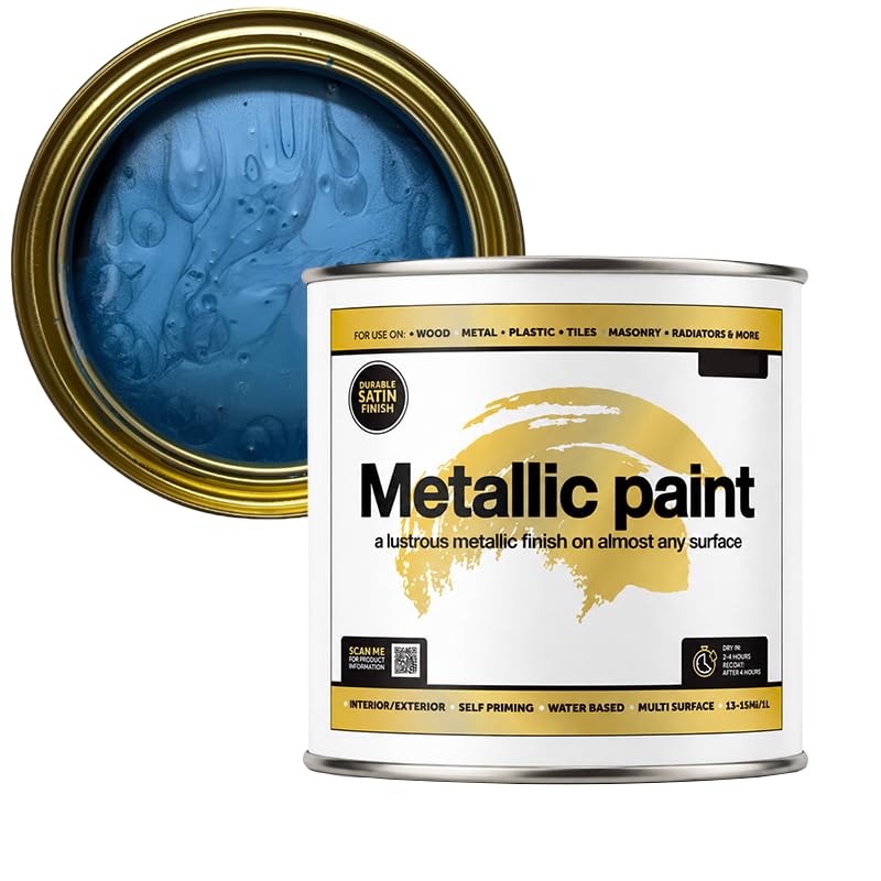 Colour Centre Metallics Paint (Blue Shimmer 17, 2.5 Liters)