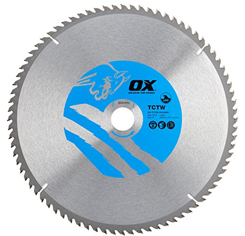 OX Wood Cutting Circular Saw Blade 300/30mm, 80 Teeth ATB