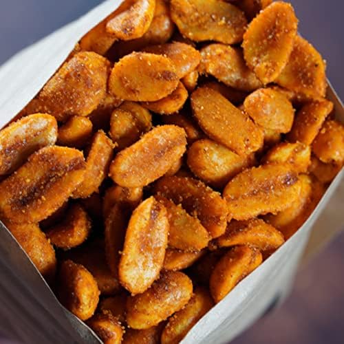 I LOVE SPICY Hellfire Peanuts Insane 300 g Ekstermalnie Pikantne Orzeszki Przyprawione Papryczką Chili Carolina Reaper, Ostrość 5/5