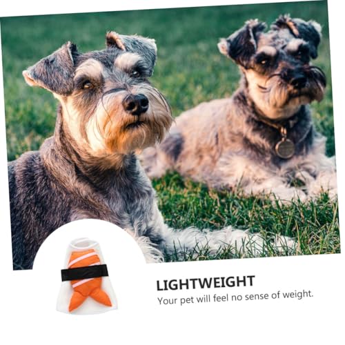 Disfraz para Perro Tema Sushi Talla L Naranja miniatura 3