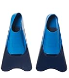 Sporti Adult-Kid Short Swim Fins for Pool Lap Swimming, Floating Fins for Swimming & Snorkeling, Swim Flippers for Training