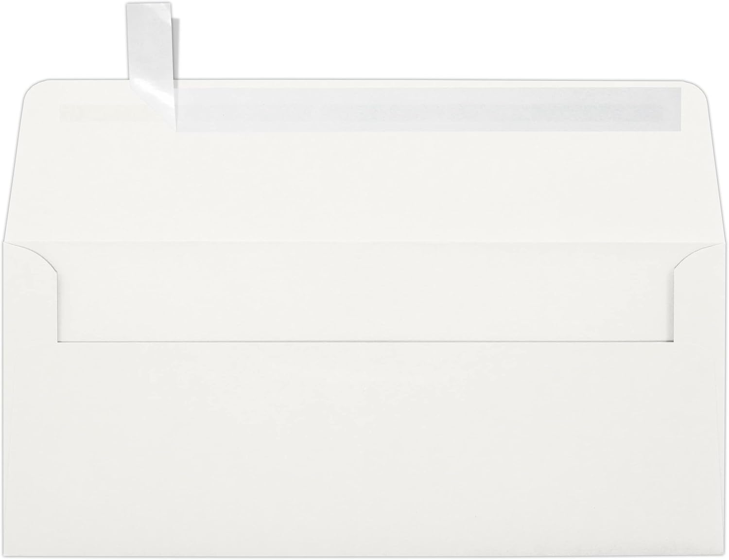 LUXPaper #10 Business Envelopes | Peel & Press | 4 1/8 x 9 1/2 | Natural White | 100% Cotton | 80lb. Text | 50 Qty