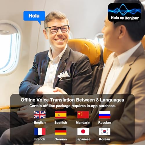 Écouteurs de traduction IA haut de gamme Bluetooth 143 langues temps réel - 7