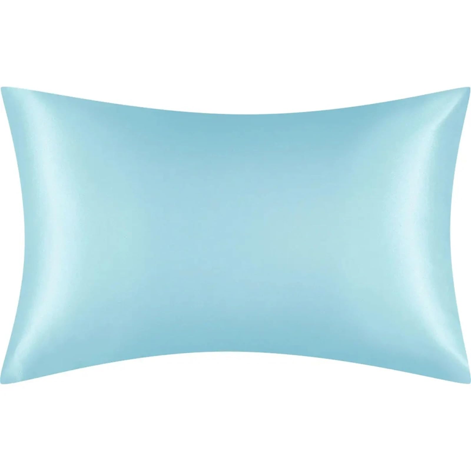 Federe in raso Federa for cuscino in seta for di bellezza for capelli in raso setoso Comoda federa for la casa(Blue)