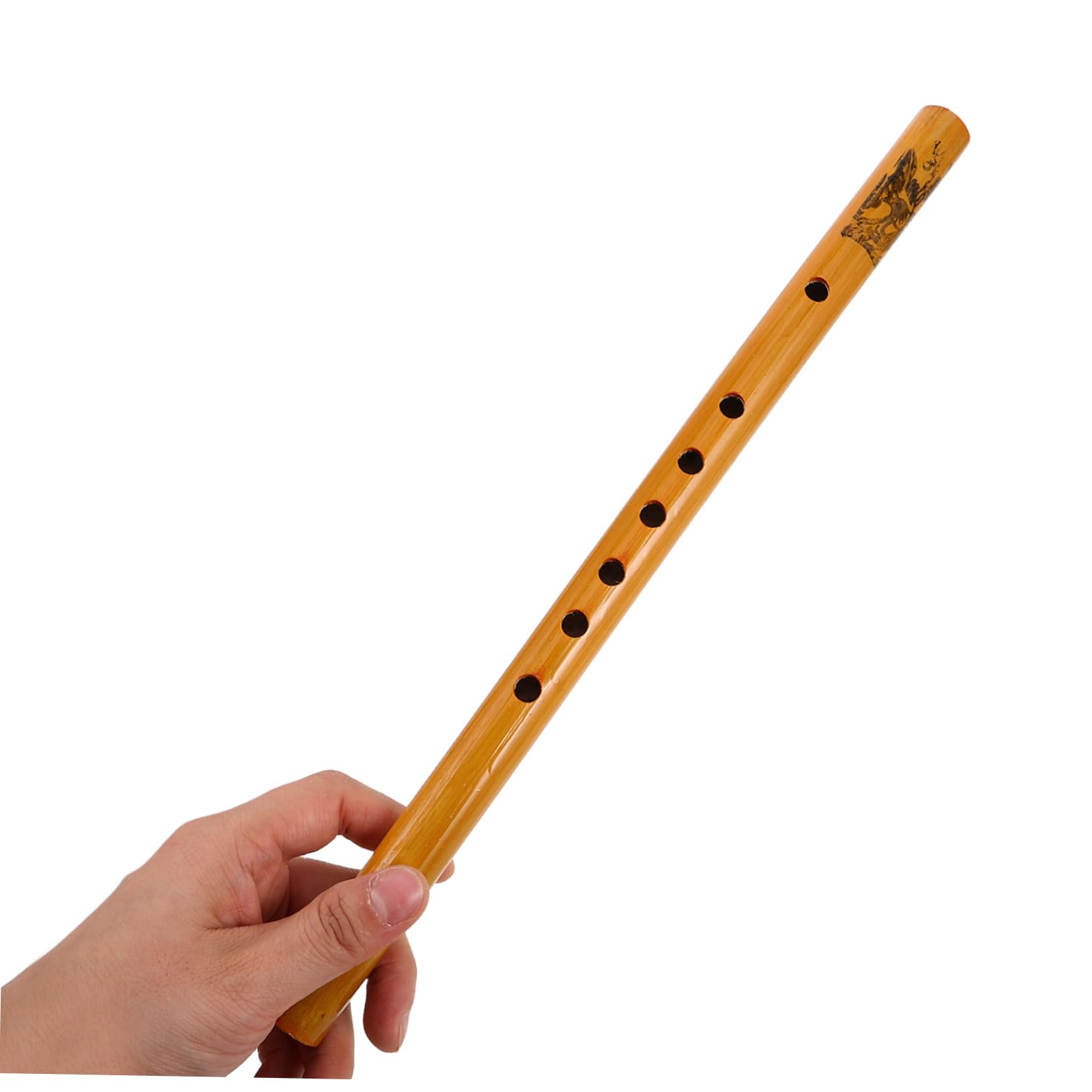 Flûte en Bambou Portable 33 Cm 7 Trous pour Débutants et Étudiants, Facile à Apprendre, pour Performances et Cours de Musique