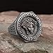 Medusa Head Signet Ring for Men - 925 Sterling Silver Greek Mythology Ring | Handmade Unique Design