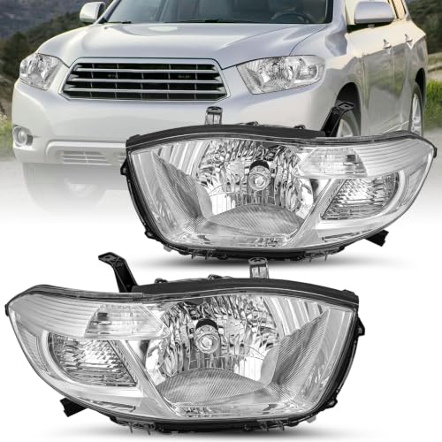 Image of JSBOYAT Headlight Assembly Fits for 2008 2009 2010 Toyota Highlander