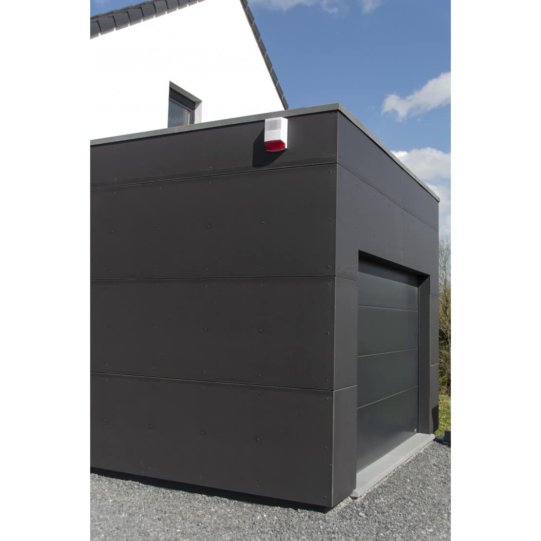 Allarme Fittizio Con LED Lampeggiante - Dissuasore Antifurto, Per Esterno, A Batterie - Foto 10