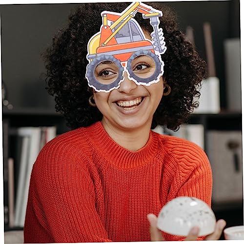 Abaodam 16 Peças Veículo Carro Criativo Para Armações Superiores Engenharia Óculos Exclusivos Festa