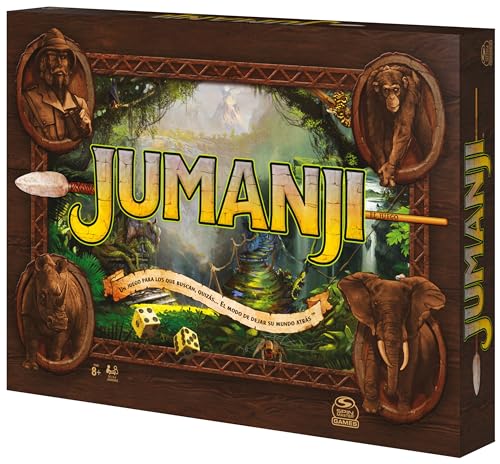 Spin Master Games JUMANJI Jeu Amusant Familial - dernière édition 2-4 Joueurs - 6065098 - Jeux de Table pour Enfants 8 Ans + (6065098)