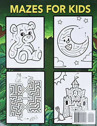 Mazes For Kids Ages 4-8: Maze Activity Book | 4-6, 6-8 | Workbook For Games, Puzzles, And Problem-Solving #TOP1