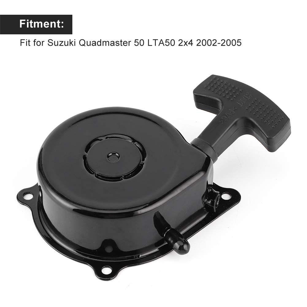 Conjunto de Arranque de Retroceso, Carcasa de Cuerda de Arranque de Arranque Compatible con Quad Master 50 LTA50 2x4 2002-2005 ATV
